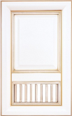 Ника Д`Оро белая, фасад: массив березы, Италия